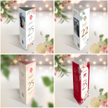 3 in 1 Table Number, Menu and Thank you Note