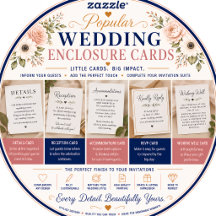Popular Wedding Enclosure Cards