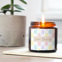 Modern Pastel Egg Pattern   Happy Easter Paper Cup