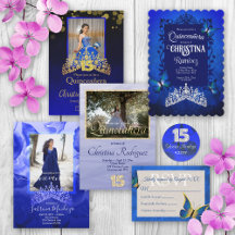 Sapphire Blue Jewel Tones, Tiaras Quinceañera