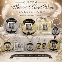 Elegant Angel Wings Memorial