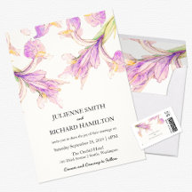 Iris Floral   Rustic Botanical Wedding Suite
