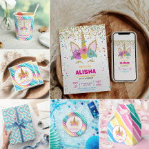 Unicorn Birthday 1st Birthday Party