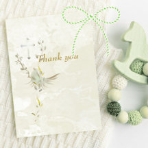 Soft gold and white blessing design 