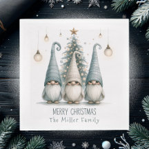 Whimsical Christmas Napkins