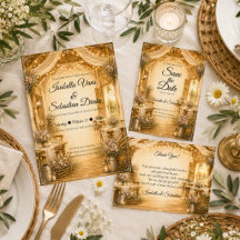 Rustic Indoor Barn Wedding