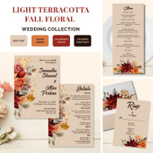 Terracotta and Burnt Orange Fall Wedding