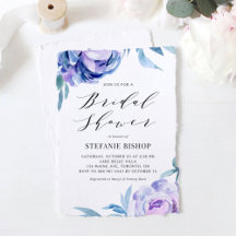 Violet Watercolor Peonies