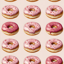  Pink Sprinkle Donut Pattern Collection