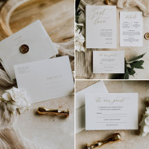 Timeless Gold Calligraphy Collection