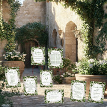 Green Foliage Minimalist Wedding Suite