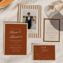 Terracotta Earthly Chic Wedding Collection