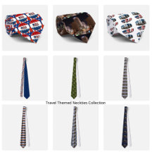 Travel Themed Neckties