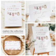 Cowgirl Baby Shower, Girl Rodeo Theme