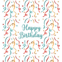 Fun Colourful Happy Birthday Confetti Collection