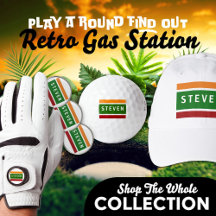 Retro Gas Station Golf Name Collection