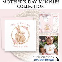 Mother's Day Bunnies Mom & Daughter