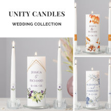 Elegant Unity Candle Wedding Ceremony Sets