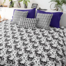 Vintage Boho Skull Premium Bedding