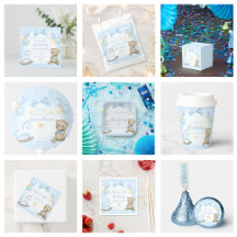 Cute Teddy Bear And Rocking Horse