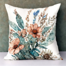Boho Floral Pillows