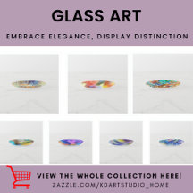 Glass Art Trinket Dishes