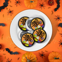 Halloween Buttons & Magnets