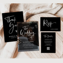 Modern Black and White Overlay | Photo Wedding