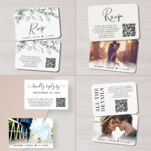 Wedding Invitation Enclosure Cards