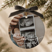 Christmas Pregnancy Announcement Cards & Keepsakes