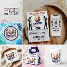 First Year Down Baseball 1st Birthday Party