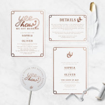 Western Cowboy Country Rustic Wedding