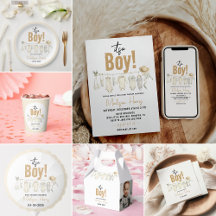 It’s a Boy! Blue Baby Shower – Cute & Sweet