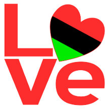 African American Diaspora LOVE Valentine 