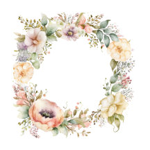 Pastel Floral And Alcohol Ink Wedding