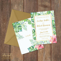 Tropical Beach Wedding