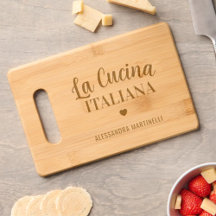 Engraved Italian Sicilian Etched Cutting Boards