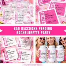 Bad Decisions Pending Bachelorette Party Supplies 