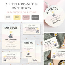 Little Peanut Elephant Baby Shower Collection