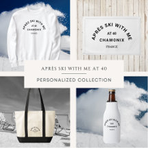  Après Ski With Me 40th Birthday Black Collection