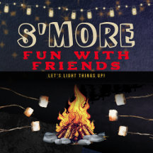 S'mores Bonfire Backyard Cookout Friendsgiving