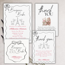 Bonjour Bebe French Paris Baby Shower