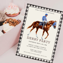 Derby Party Invitation