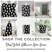 Ghosts Black Halloween Home Decor