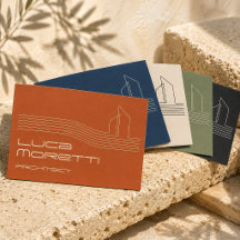 ARCHITECTURAL FLOW | Minimalist Business Cards