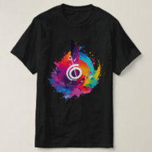 Colorful music t-shirt design hoodie
