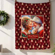 Classic Vintage Mr & Mrs Claus Blankets 116HD