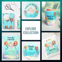 Little Mermaids Under The Sea Birthday Collection