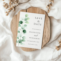 Modern Eucalyptus Greenery Wedding