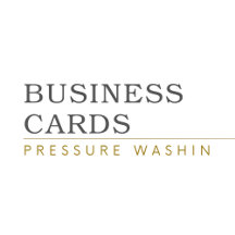 Business Cards Pressure Washing